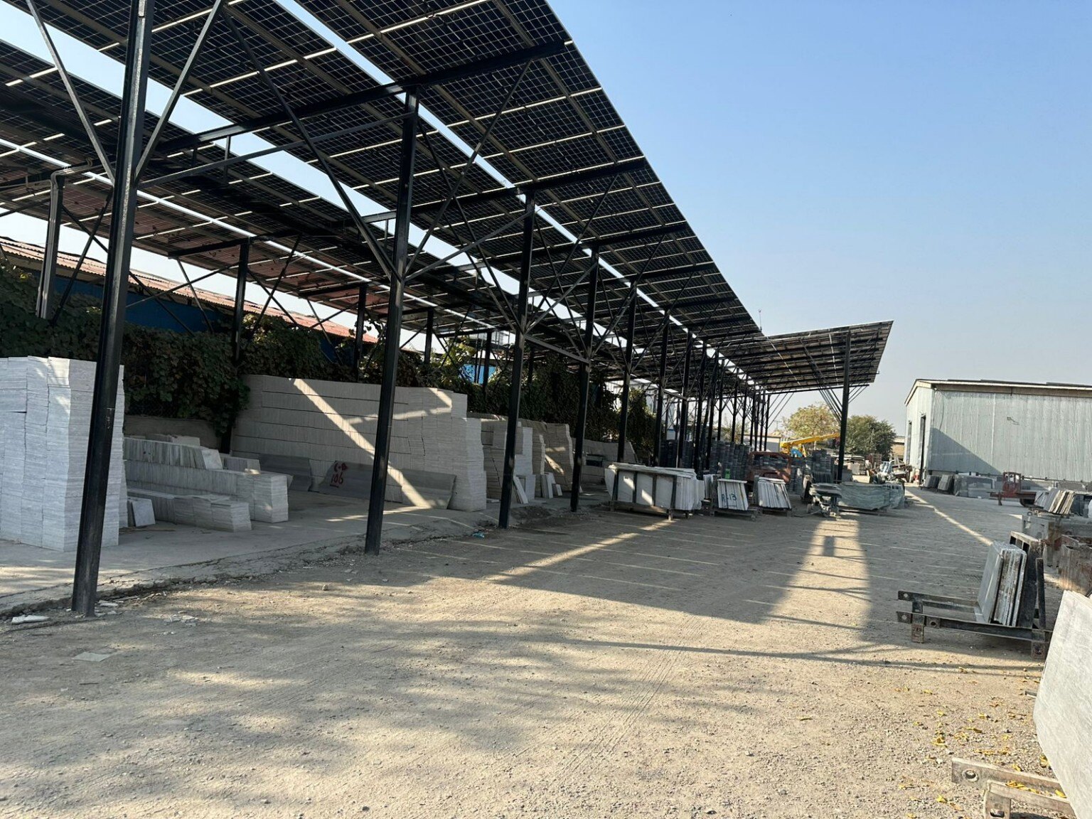 New Eman marble and granite factory yard