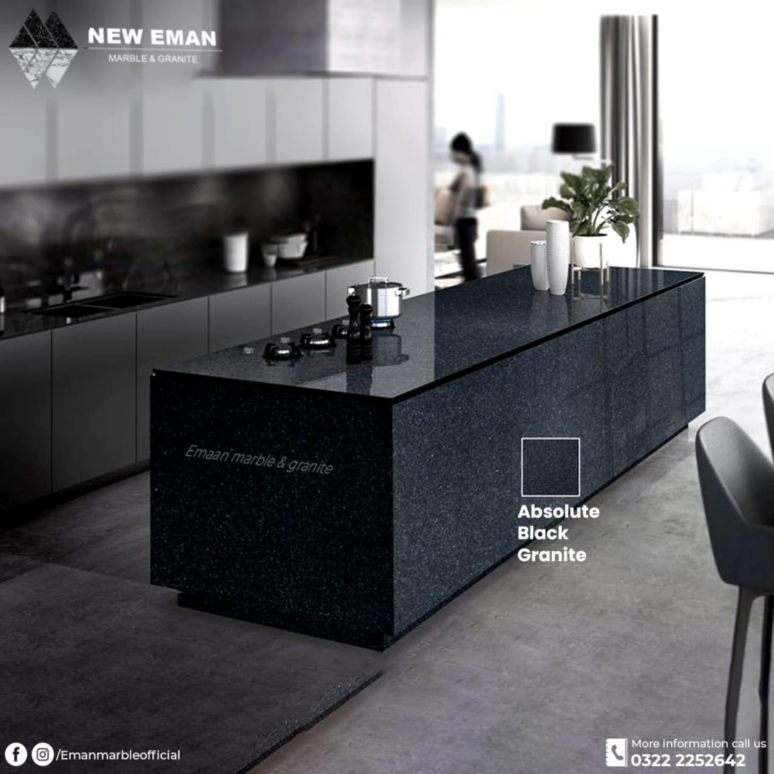 Full Absolute Black Granite presentation