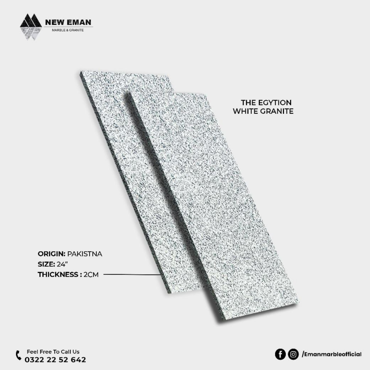 Full Egyptian White Granite product presentation