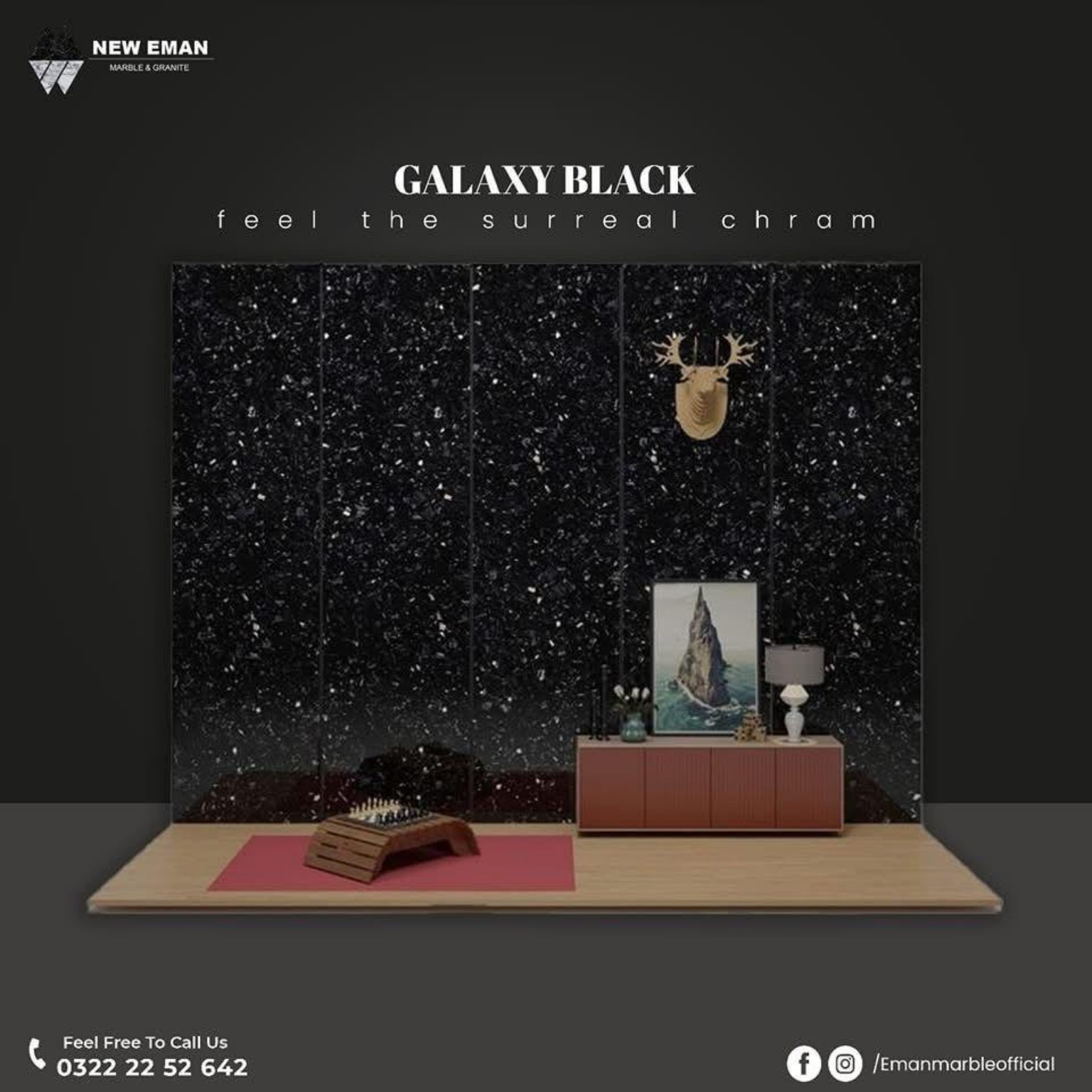 Full New Eman Galaxy Black product presentation