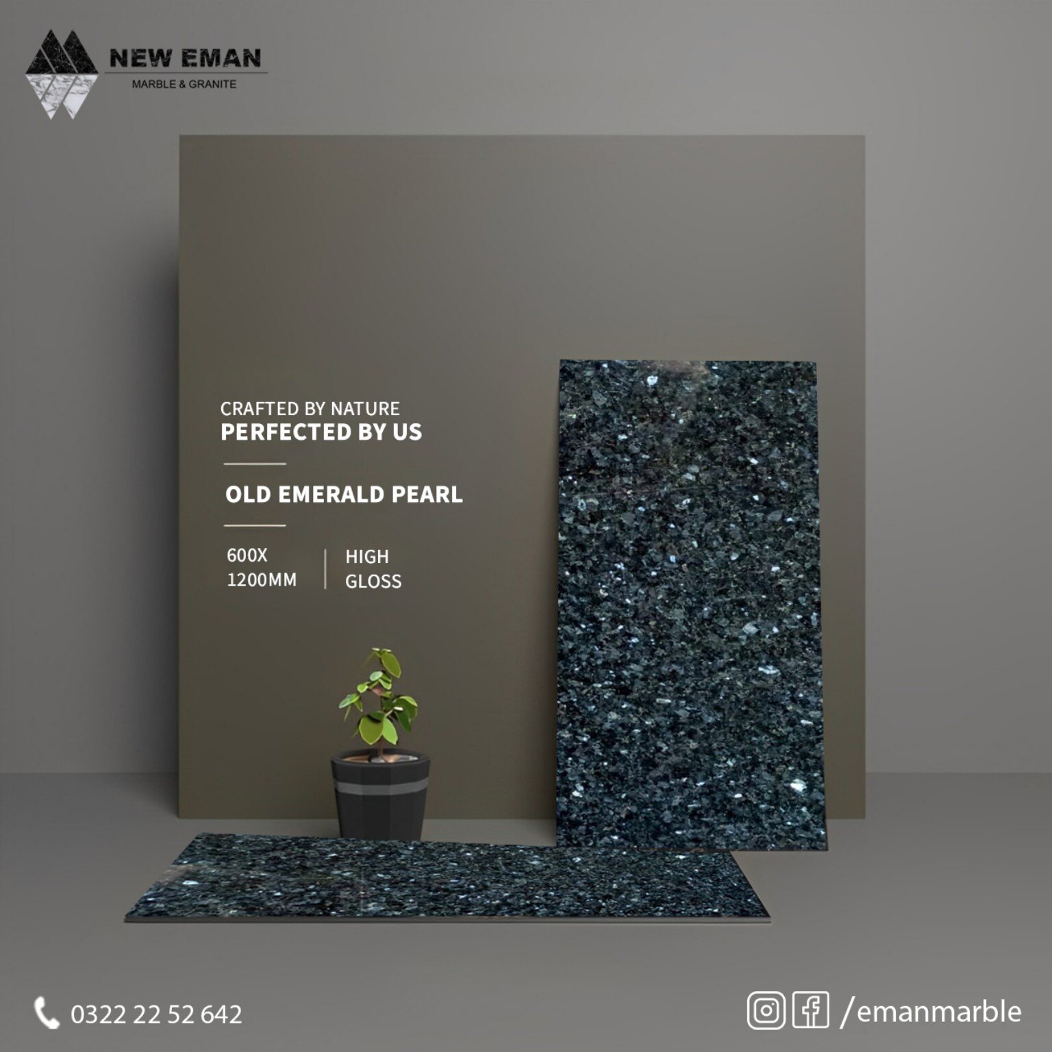 Old Emerald Pearl stone by New Eman